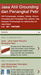 Mobile Screenshot of jasagrounding-penangkalpetir.blogspot.com