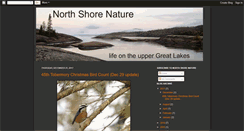 Desktop Screenshot of northshorenature.blogspot.com