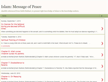 Tablet Screenshot of islammessageofpeace.blogspot.com