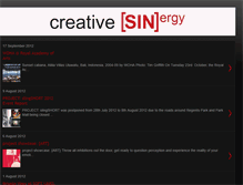 Tablet Screenshot of creativesinergy.blogspot.com