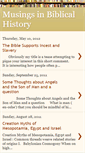 Mobile Screenshot of musingsinbiblicalhistory.blogspot.com