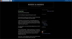 Desktop Screenshot of boddie-bo.blogspot.com