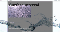 Desktop Screenshot of mysurfaceinterval.blogspot.com