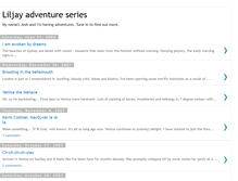 Tablet Screenshot of liljayadventureseries.blogspot.com