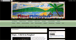 Desktop Screenshot of myplanetphilippines.blogspot.com