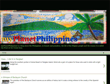 Tablet Screenshot of myplanetphilippines.blogspot.com