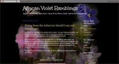 Desktop Screenshot of africanvioletstop.blogspot.com