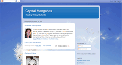 Desktop Screenshot of crystalmangahas.blogspot.com