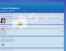 Tablet Screenshot of crystalmangahas.blogspot.com