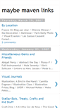 Mobile Screenshot of maybemavenlinks.blogspot.com