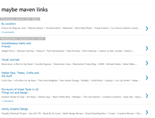 Tablet Screenshot of maybemavenlinks.blogspot.com
