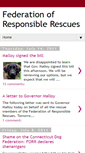Mobile Screenshot of federationofrescues.blogspot.com
