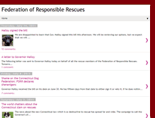 Tablet Screenshot of federationofrescues.blogspot.com