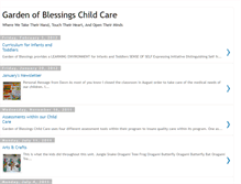 Tablet Screenshot of gardenofblessingschildcare.blogspot.com