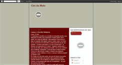 Desktop Screenshot of caoselvagem.blogspot.com