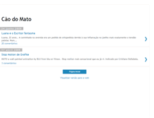 Tablet Screenshot of caoselvagem.blogspot.com
