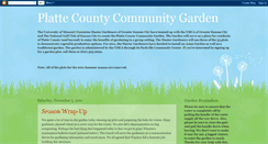 Desktop Screenshot of plattecountycommunitygarden.blogspot.com