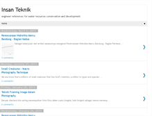 Tablet Screenshot of insan-teknik.blogspot.com