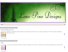Tablet Screenshot of lonepinedesigns.blogspot.com