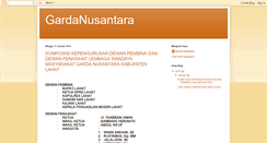 Desktop Screenshot of gardanusantara.blogspot.com