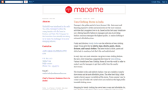 Desktop Screenshot of madameonline.blogspot.com