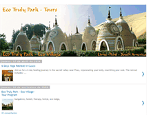 Tablet Screenshot of ecotrulyparktours.blogspot.com