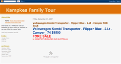 Desktop Screenshot of kampkesfamilytour.blogspot.com