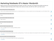 Tablet Screenshot of masterwordsmith.blogspot.com