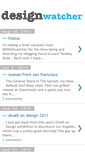 Mobile Screenshot of designwatcher.blogspot.com