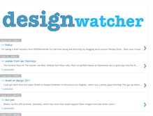 Tablet Screenshot of designwatcher.blogspot.com