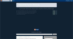 Desktop Screenshot of kotwicakolobrzeg.blogspot.com