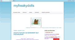 Desktop Screenshot of myfreakydolls.blogspot.com