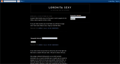 Desktop Screenshot of lorenita-sexy.blogspot.com