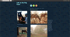 Desktop Screenshot of lifeontherayfarm.blogspot.com