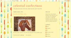 Desktop Screenshot of celestialconfections.blogspot.com