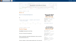 Desktop Screenshot of dailystraying.blogspot.com