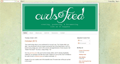 Desktop Screenshot of curlsofred.blogspot.com