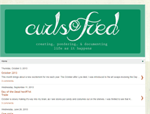 Tablet Screenshot of curlsofred.blogspot.com