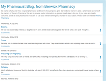 Tablet Screenshot of berwickpharmacist.blogspot.com