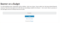 Tablet Screenshot of boomeronabudget.blogspot.com