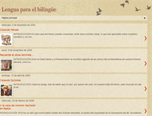 Tablet Screenshot of lenguaparaelbilingue.blogspot.com