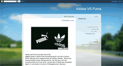 Desktop Screenshot of adidasvspuma.blogspot.com