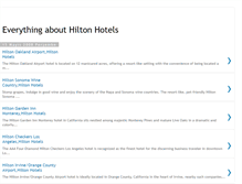 Tablet Screenshot of everything-about-hilton-hotel.blogspot.com