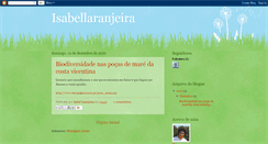 Desktop Screenshot of isabellaranjeira.blogspot.com