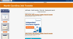 Desktop Screenshot of northcarolinajobtweets.blogspot.com