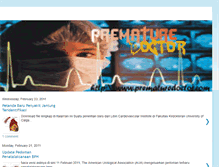 Tablet Screenshot of prematuredoctor.blogspot.com