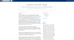 Desktop Screenshot of globalsoundtrek.blogspot.com