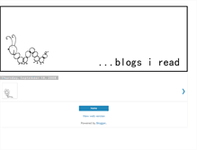 Tablet Screenshot of blogskimreads.blogspot.com