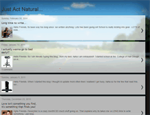 Tablet Screenshot of justactnatural.blogspot.com