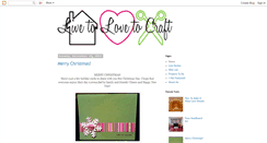 Desktop Screenshot of liveitloveitcraftit.blogspot.com